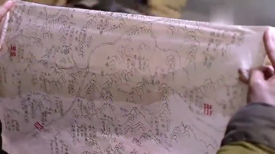 林海雪原:先遣图在这,座山雕冥思苦想的东西,在他手里