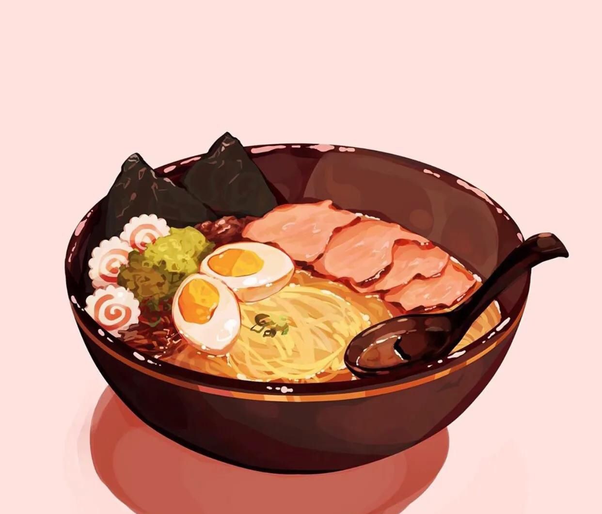 艺术家系列no1218mmumechii日本插画师粉粉嫩嫩的可口美食