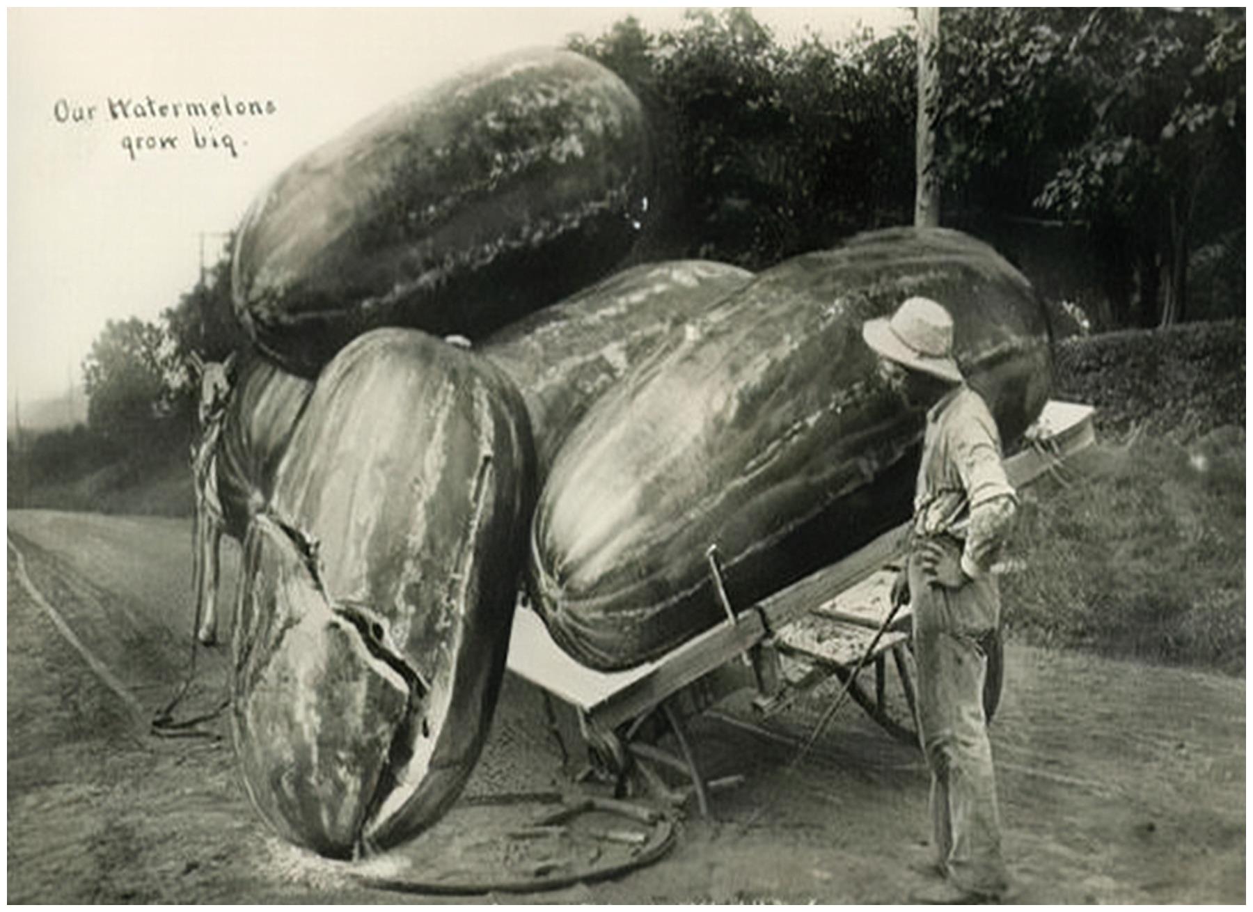 100年前美国的"浮夸风"宣传:母鸡比骆驼还大,一颗玉米三米长