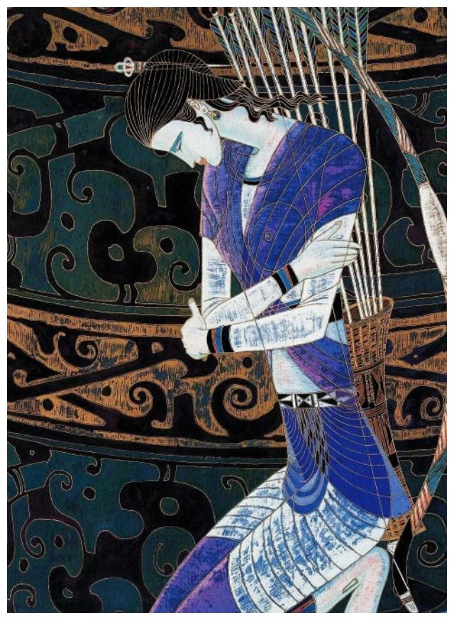 津门网现代重彩绘大师丁绍光绘西双版纳共赏