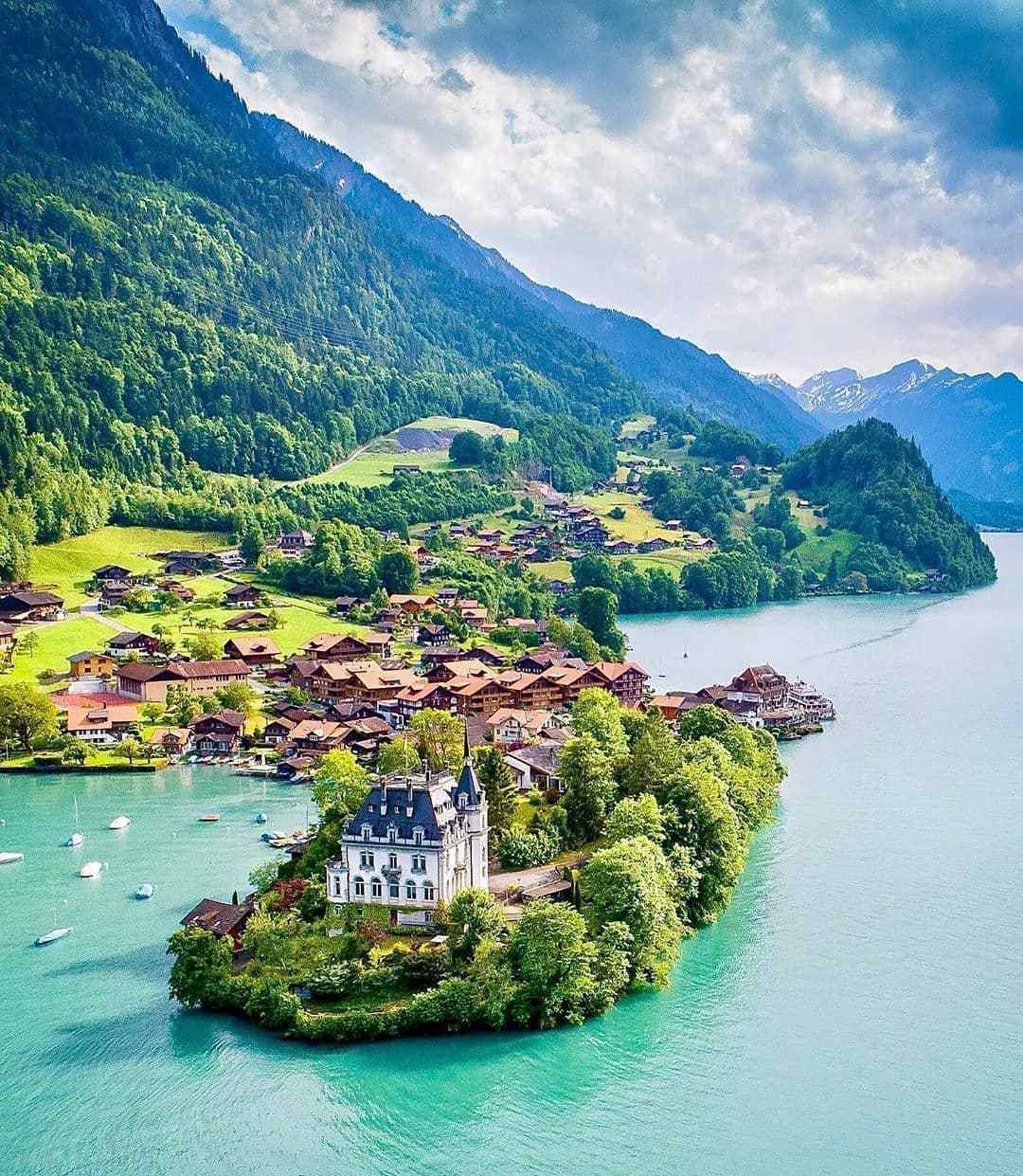 瑞士小镇,人少清净风景如画!