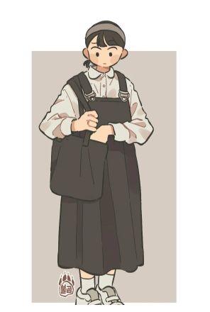 秋天来了～欣赏一组插画穿搭～｜＠<a href=