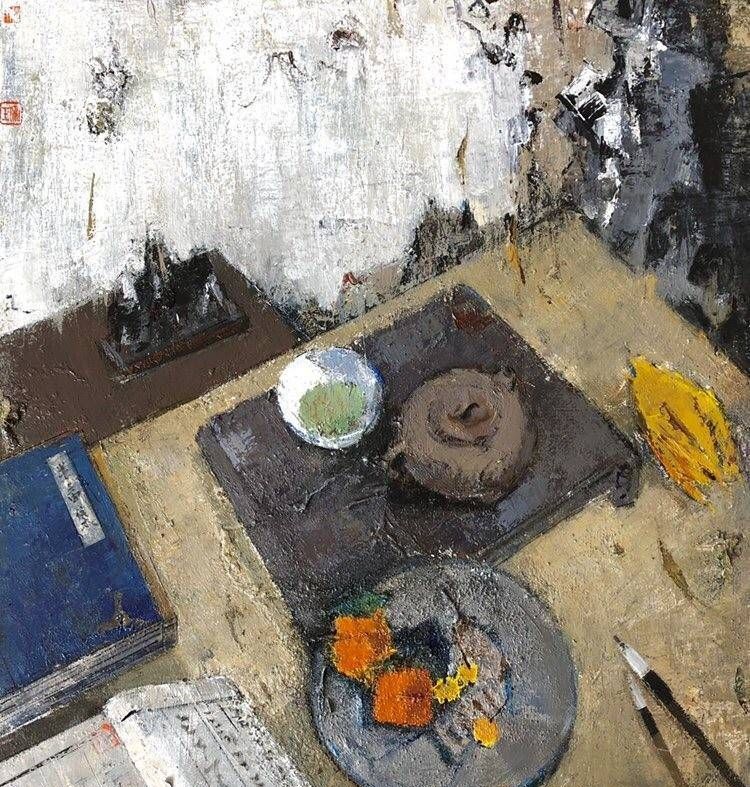 安徽宿州油画家王盼盼的观物志系列油画作品