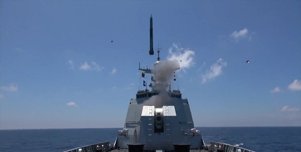 052d展示两种超强发射模式,强国海军标配!
