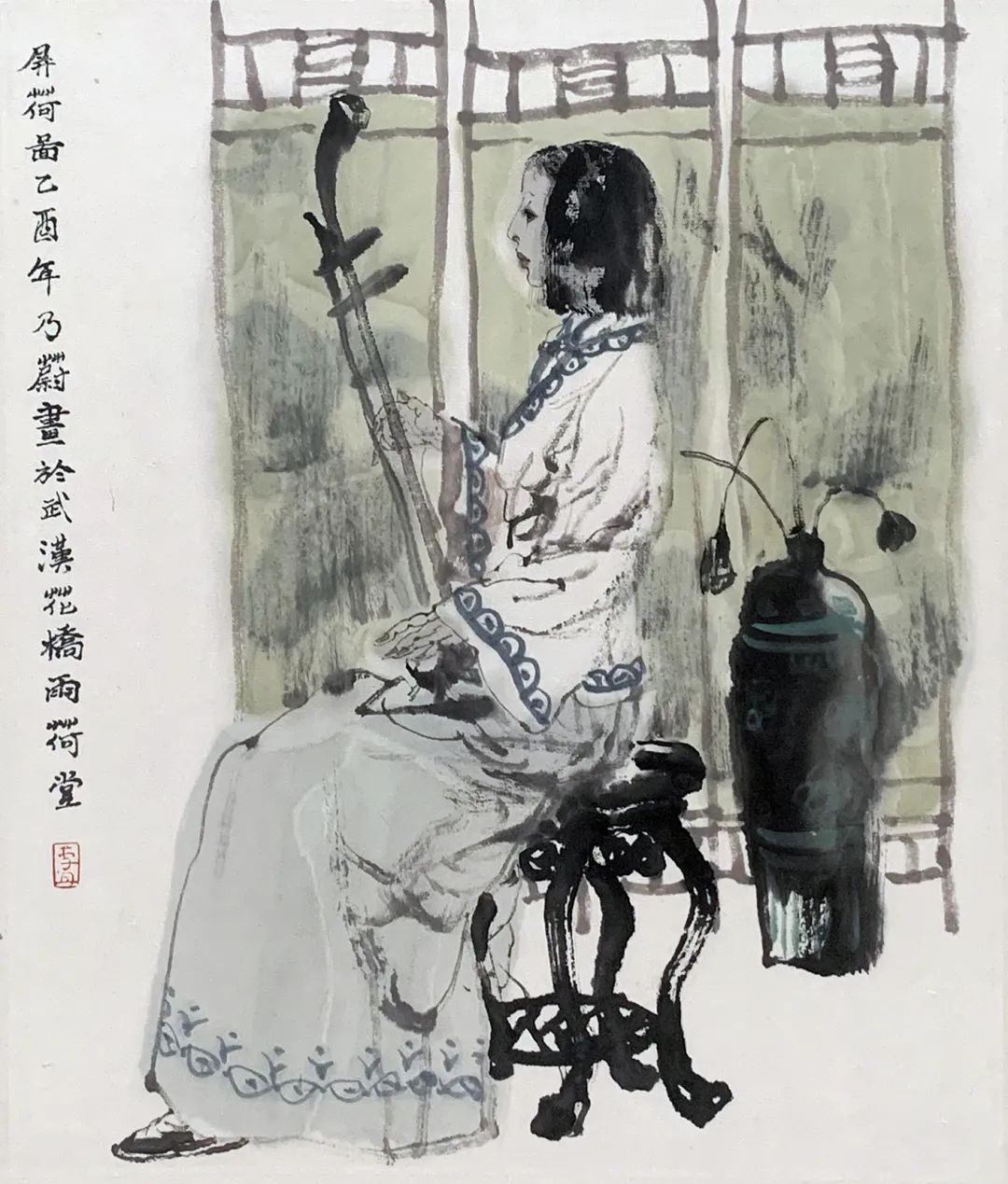 硕果献华诞李乃蔚意笔人物画展