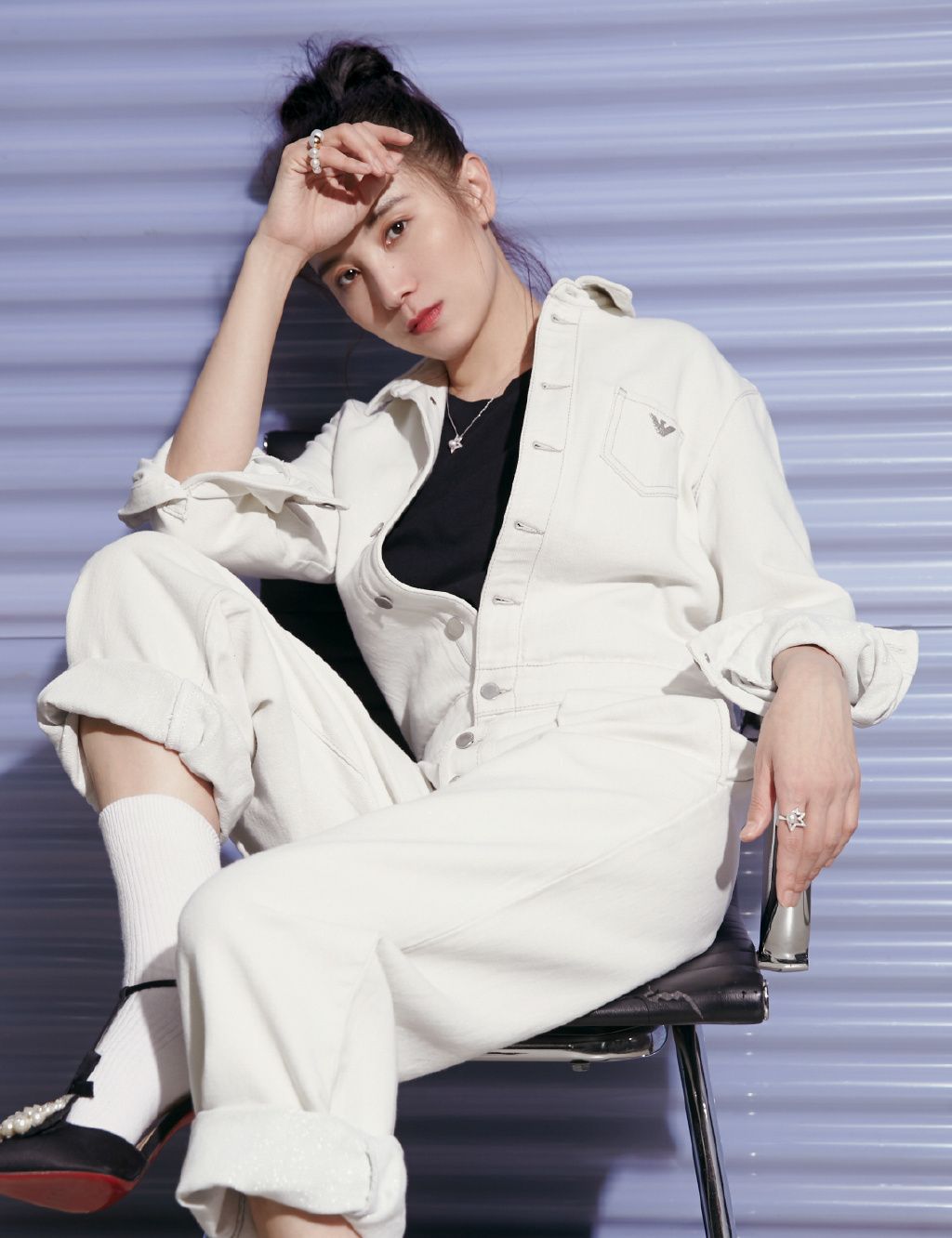 明星时尚摄影优雅靓丽干练潇洒演员宋佳