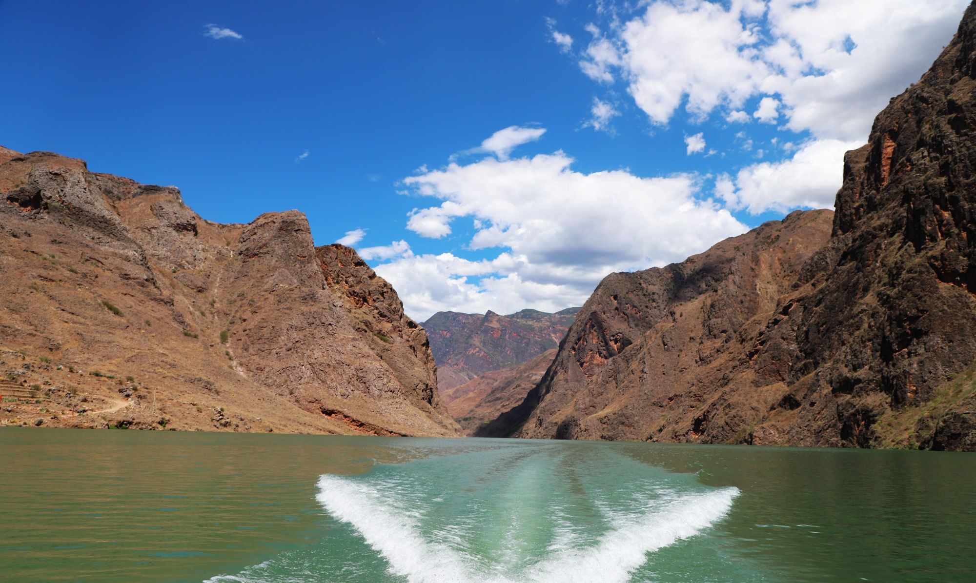 乌东德水电站禄劝库区风光高峡出平湖
