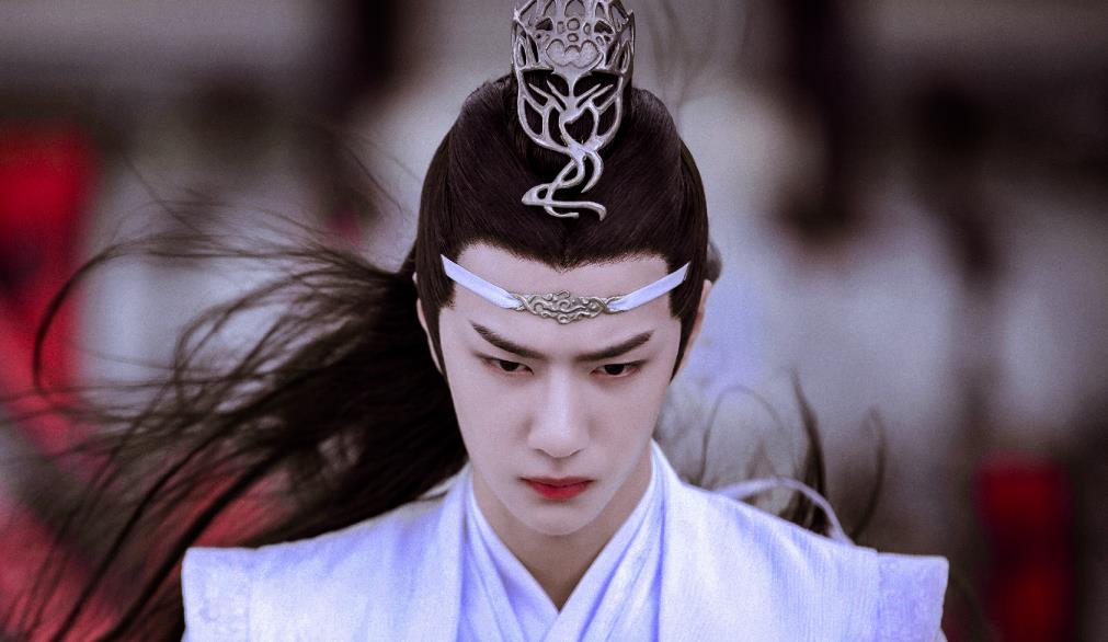 陈情令蓝忘机最初定妆,发型复古像书生,抹额太宽真"披麻戴孝"