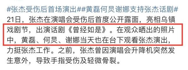 张杰演唱会受伤后，又带伤演出，谢娜携何炅黄磊现身台下为他捧场休闲区蓝鸢梦想 - Www.slyday.coM