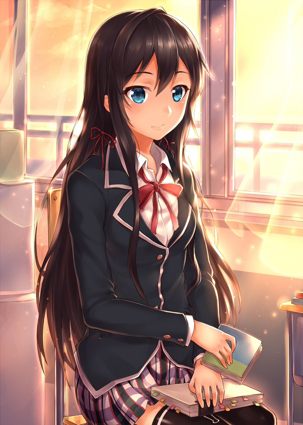 动漫壁纸:《我的青春恋爱物语果然有问题》雪之下雪乃~篇