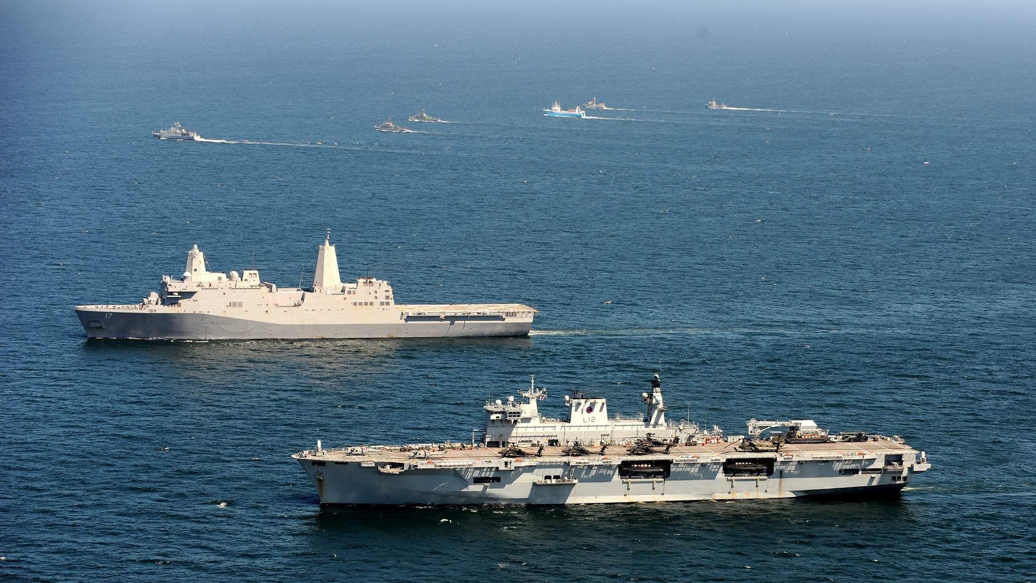 英国航母与俄舰撞上了？北约<a href=