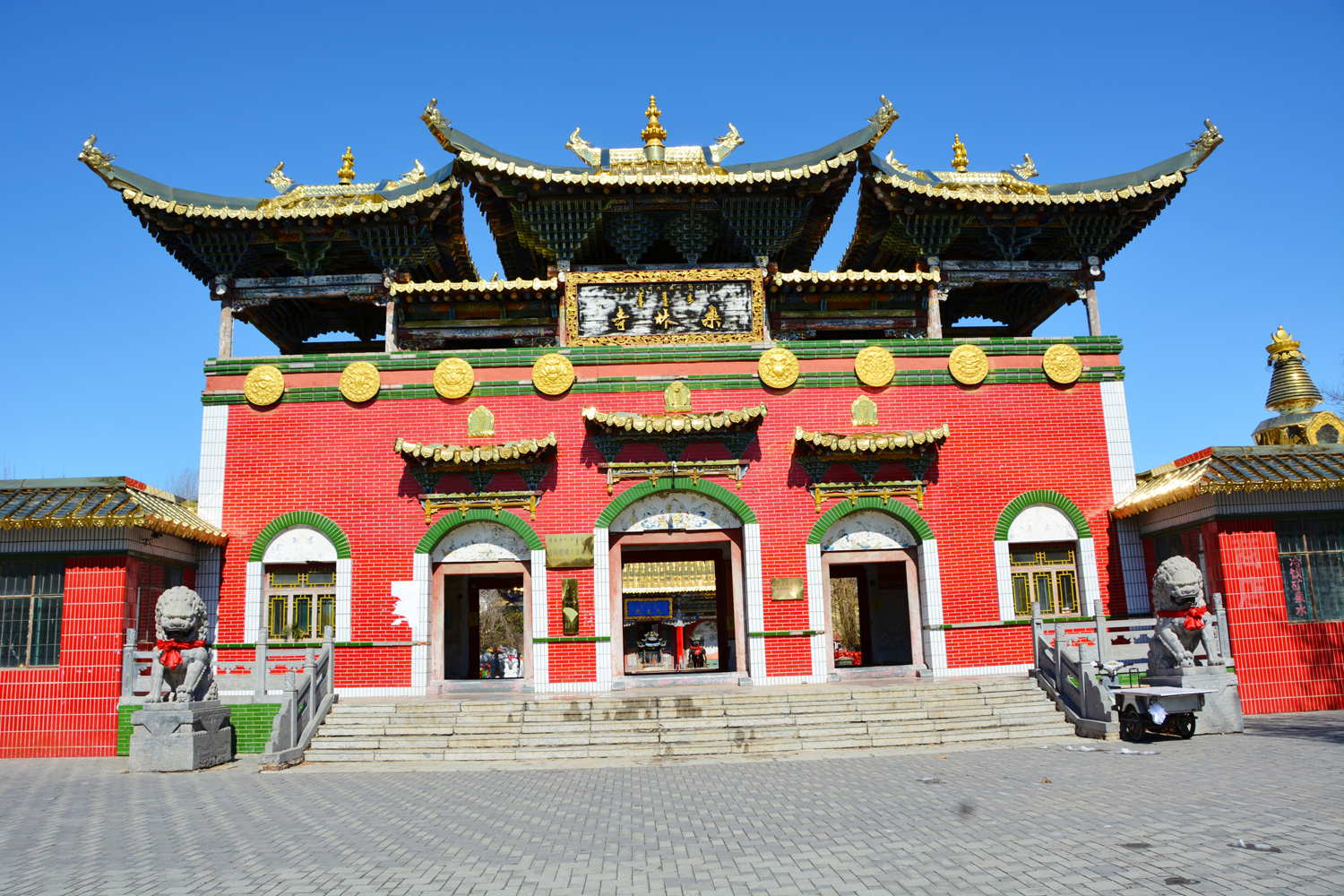 它宽容下来自五湖四海的游客奈曼王府地点内蒙古自治区通辽市 景区在