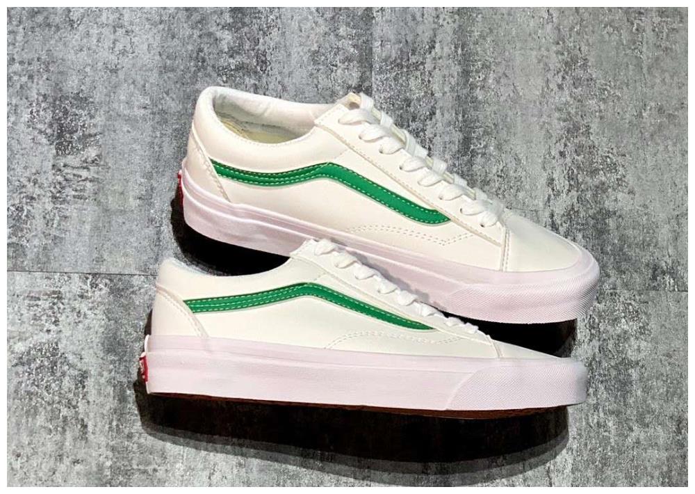 万斯vans vault og style 36权志龙皮面休闲滑板鞋