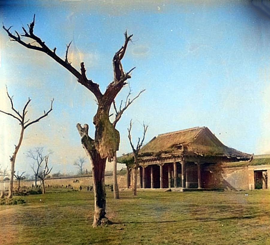 老照片:1941年2月的北京东黄寺一片荒凉