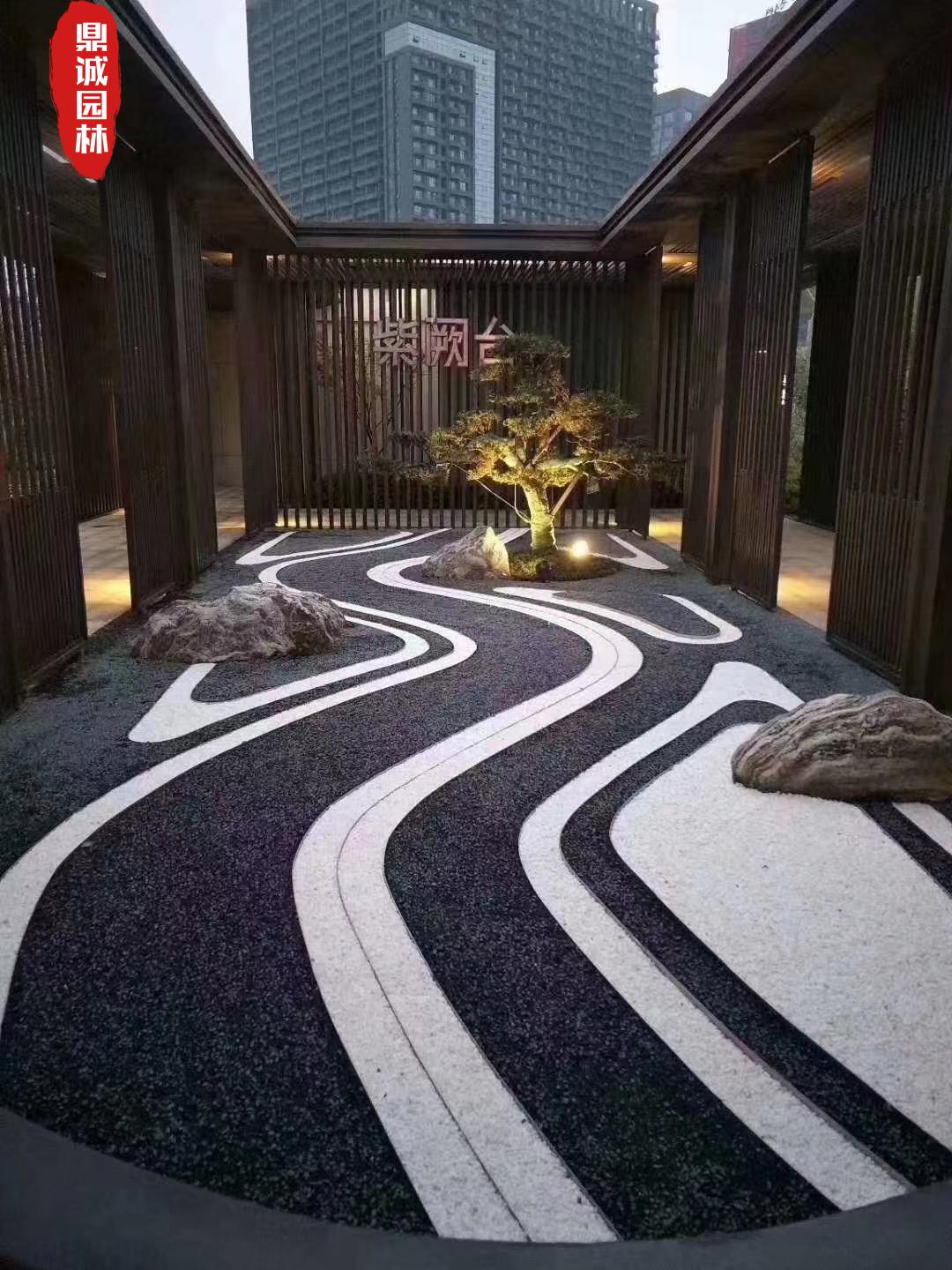 砾石乡村公路景观设计常用石 天然砾石景观建筑铺路造景石