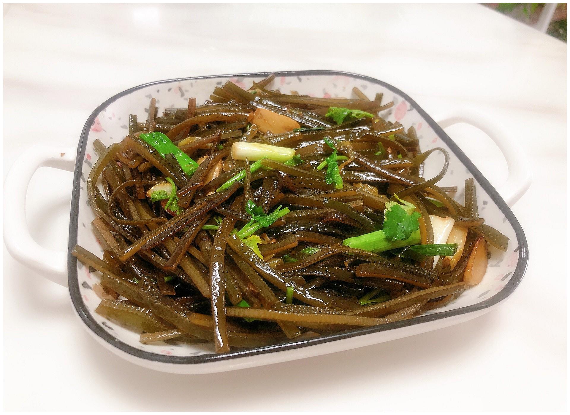 简单易做,酱炒海带丝