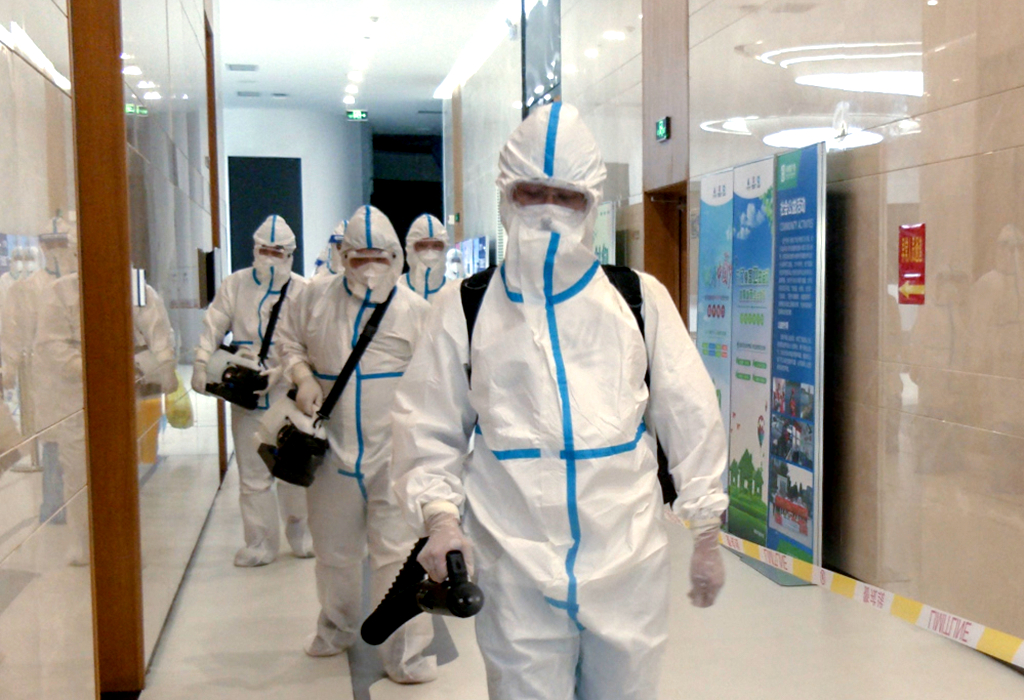 郑东新区组织新冠肺炎疫情应急处置演练