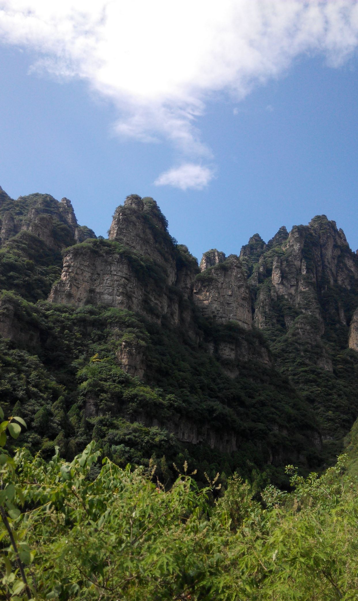 河北保定易县狼牙山景区看一看