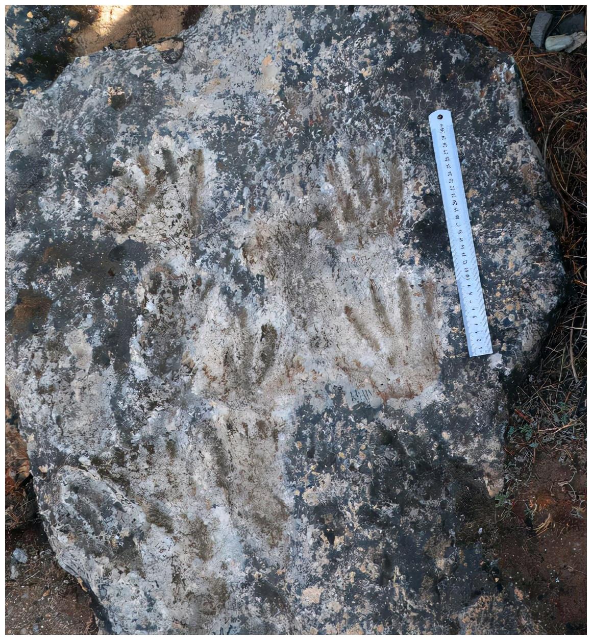 西藏发现最古老的人类手印，距今22万年，一个7岁，一个12岁休闲区蓝鸢梦想 - Www.slyday.coM