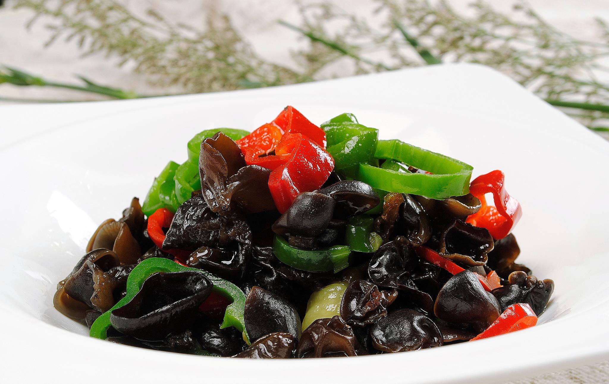 黑木耳低脂美味新鲜爽口香辣健脾开胃