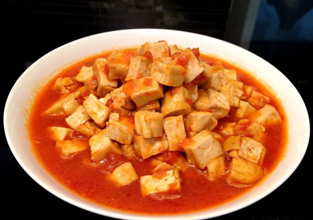 家常豆腐西红柿图片