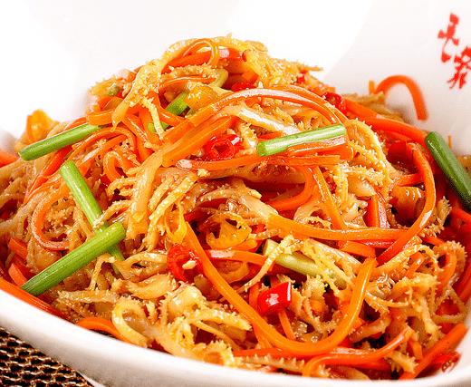 酸萝卜炒牛百叶鲜香开胃