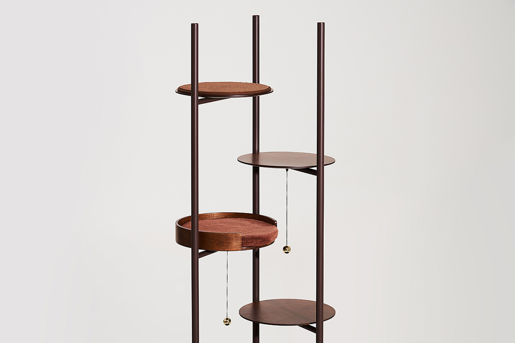 模块化的猫架子是一个低调的产品设计