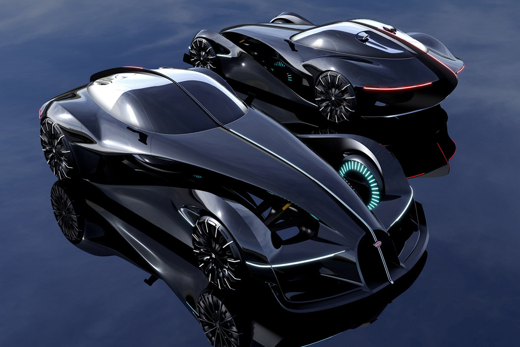 布加迪57型运动电动车重新设计带来了人们最爱的未来