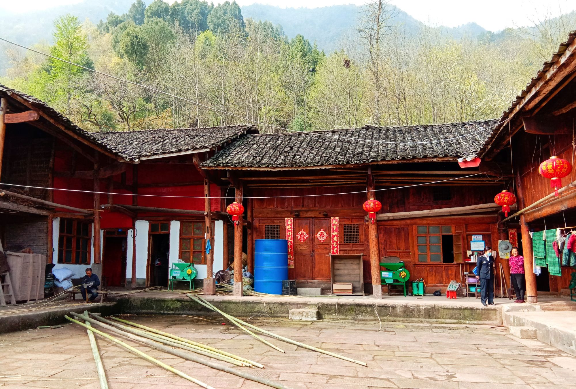 四川万源:乡村小景,去万源溪口乡路上随拍