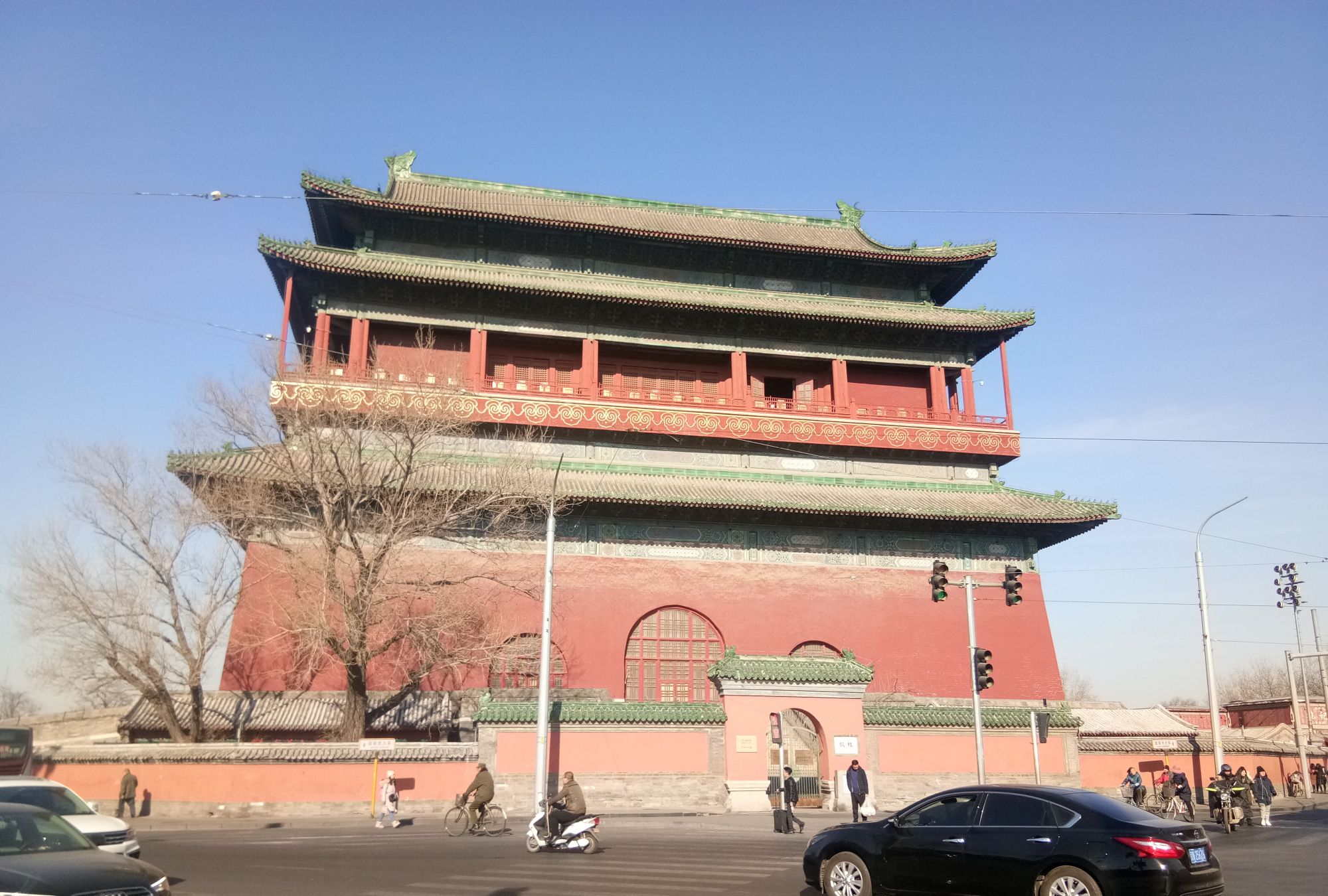 北京地安门外,火神庙,烟袋斜街,鼓楼,可以顺路游览