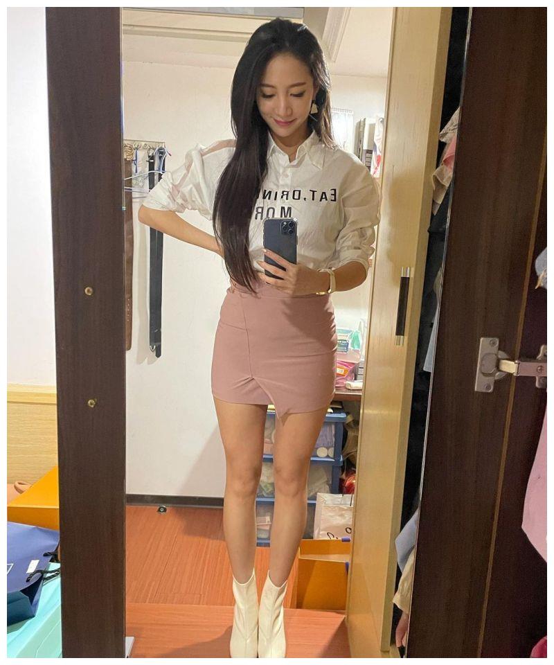 林采缇养眼健身,s形傲人曲线大方展示,自律的女人最好命