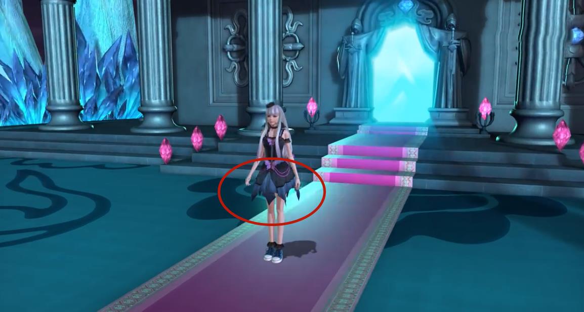 精灵梦叶罗丽穿帮镜头颜爵的头发变全黑白光莹的长裙变短裙