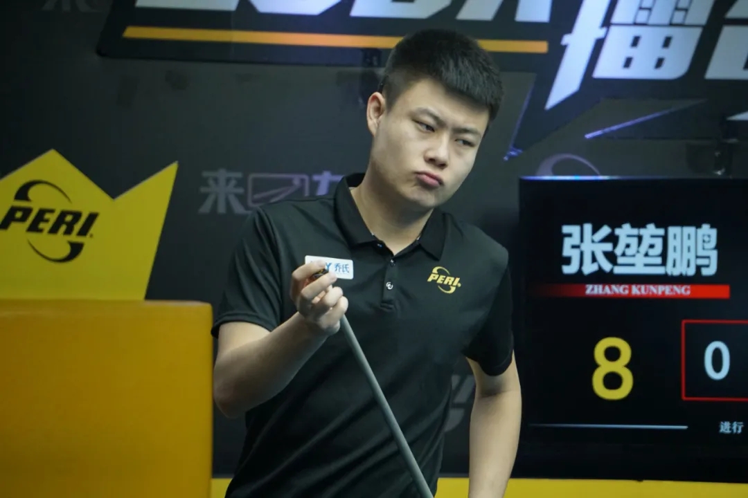 中式台球球王张堃鹏"主角光环",lcba擂台赛势在必得