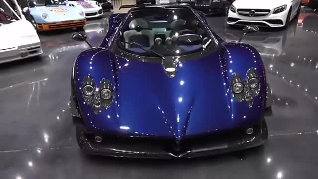 钻石蓝帕加尼超跑亮相!