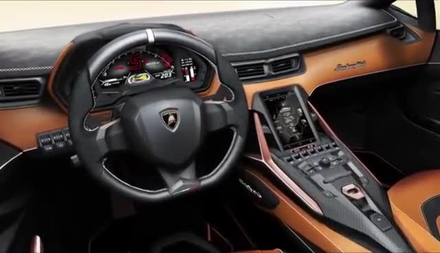 内饰欣赏,兰博基尼sian官图展示