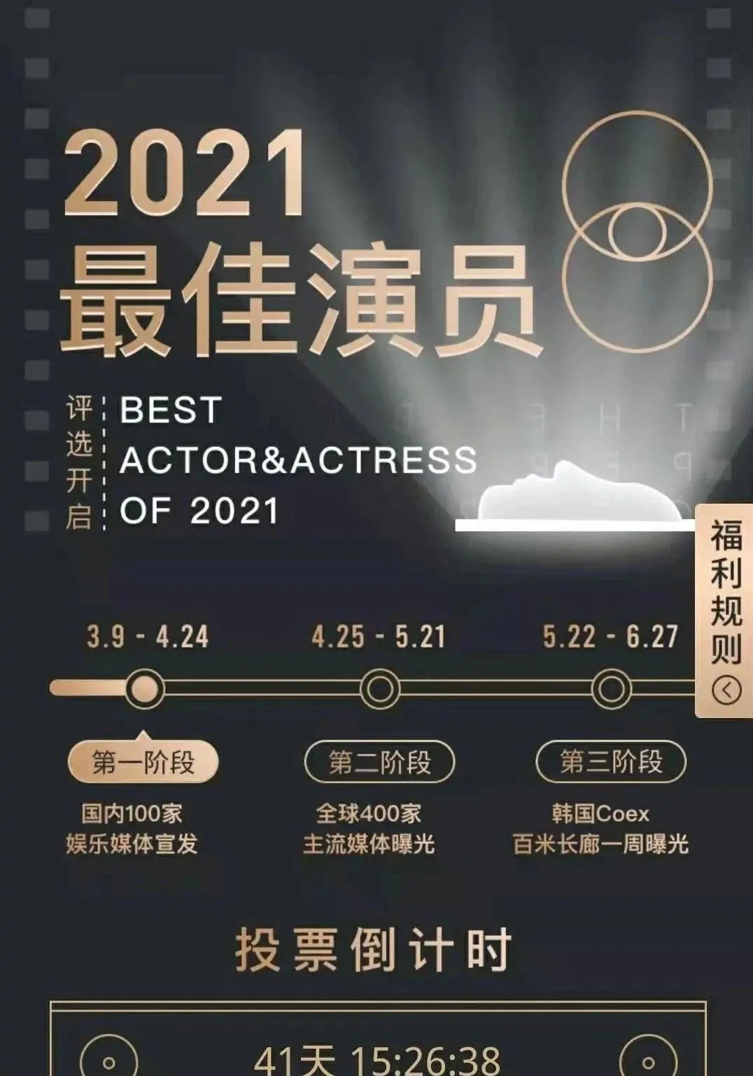 2021年度最佳演员投票图片