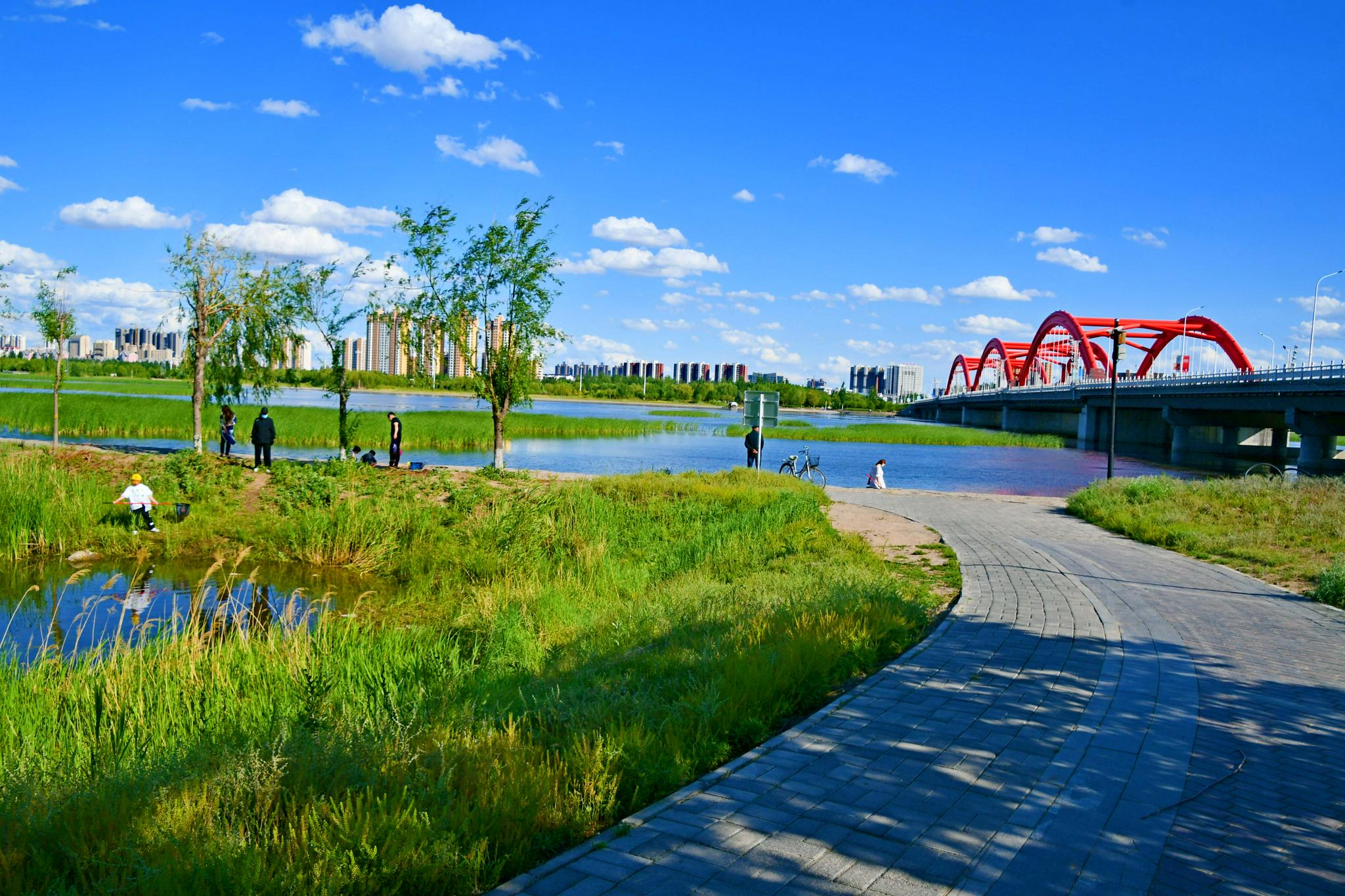 夏天的通辽市新城区辽河公园,原创拍摄_高清图集_新浪网