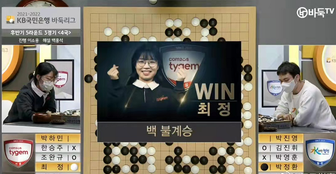 崔精爆冷逆转朴廷桓 柯洁：<a href=