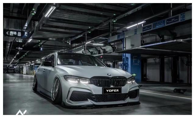 宝马三系改色膜#战舰灰-四川耐卡出品