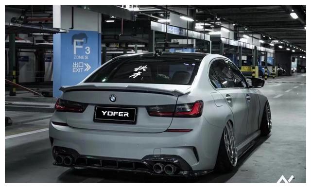 宝马三系改色膜#战舰灰-四川耐卡出品