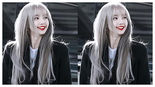 lisa的"绿发造型"火了,看清她生图下的长相,不愧是真人芭比