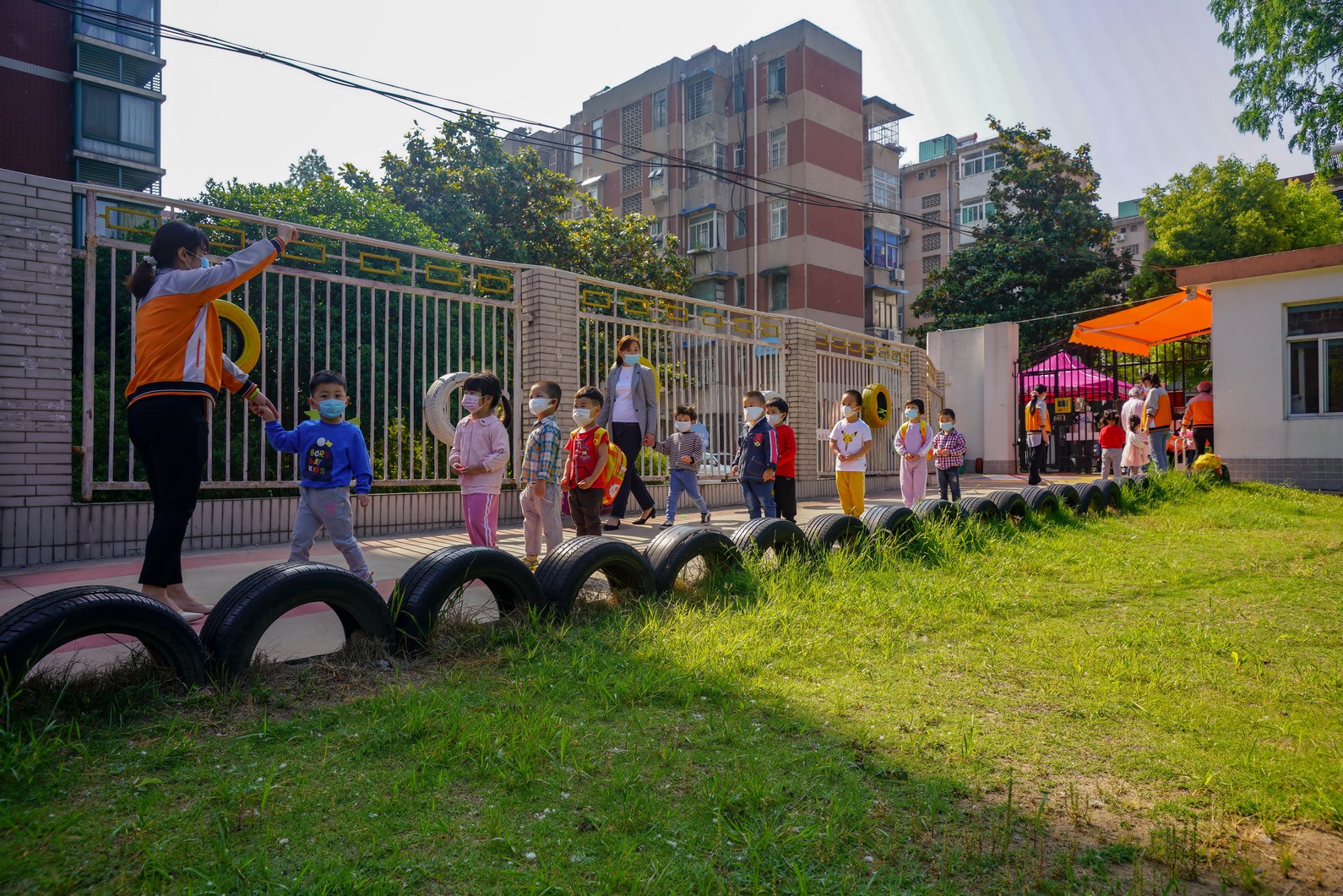合肥京狮金盾幼儿园迎来开学