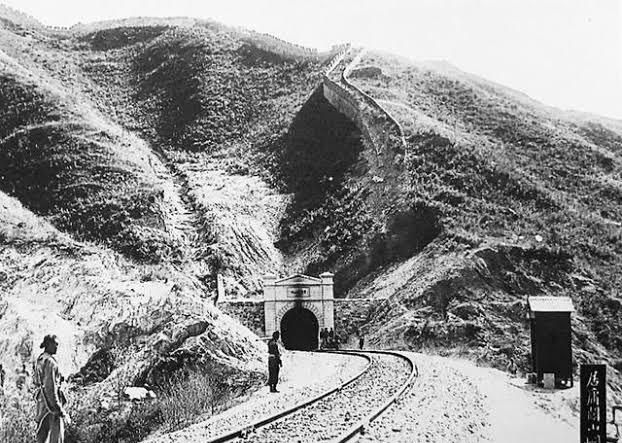 老照片:京张铁路,我们中国人自己修建的第一条铁路
