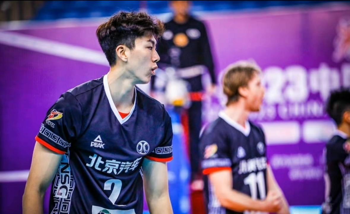 臻,饶书涵,二传郭成,陈磊炀,王鹤斌,接应江川,张冠华和自由人陈嘉杰