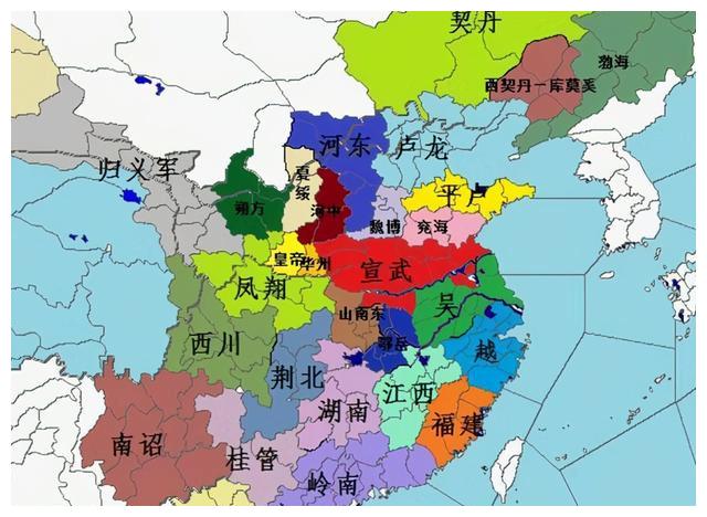 唐末乱世,所谓的五代十国,到底是哪"五代"与哪"十国"