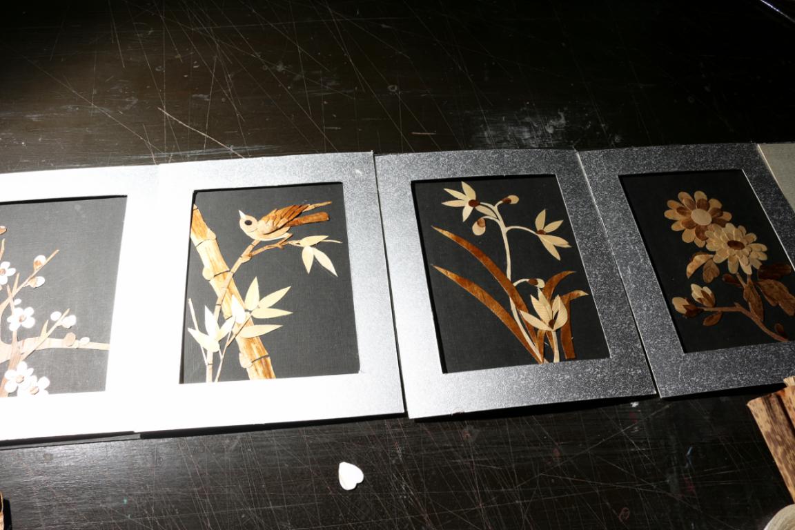 黄武:兴安竹壳拼贴画创始人——蒋欣欣