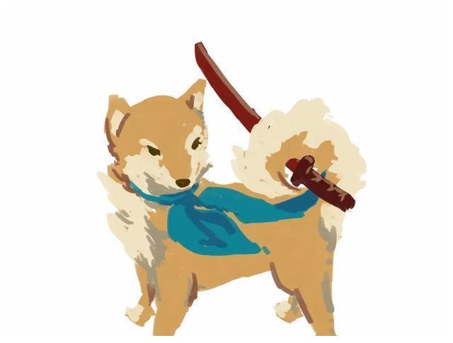柴犬界的带刀武士,拔刀动作帅翻网友!