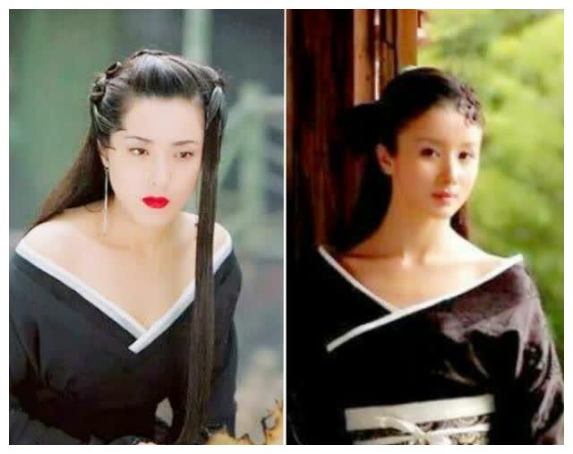 巧合的是,这件橙色旗装在《还珠格格》第三部中,黄奕扮演的小燕子也曾