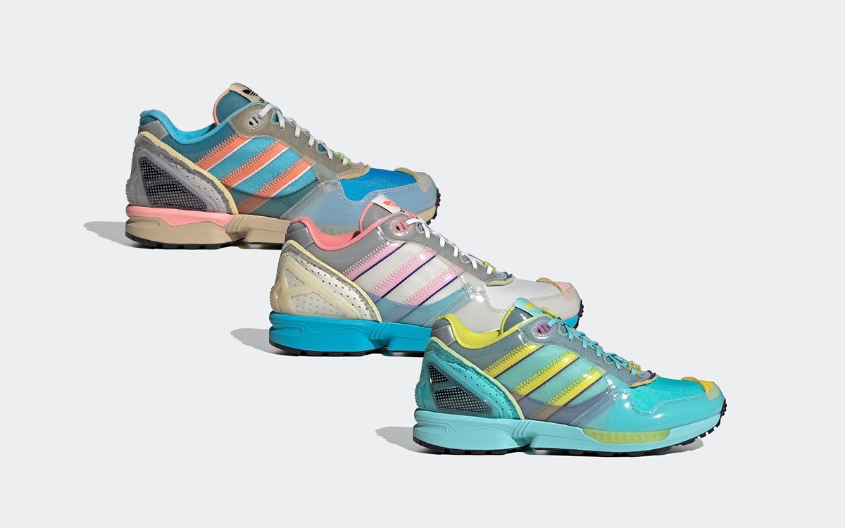 内外翻转设计,adidas zx 6000 全新「inside out」配色系列亮相