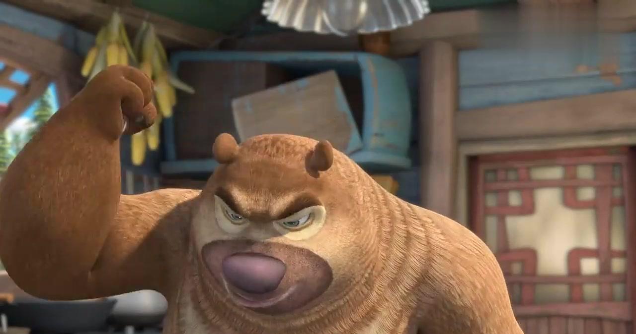 动漫壁纸:熊二给光头强做足底按摩,光头强同意让熊二当导游